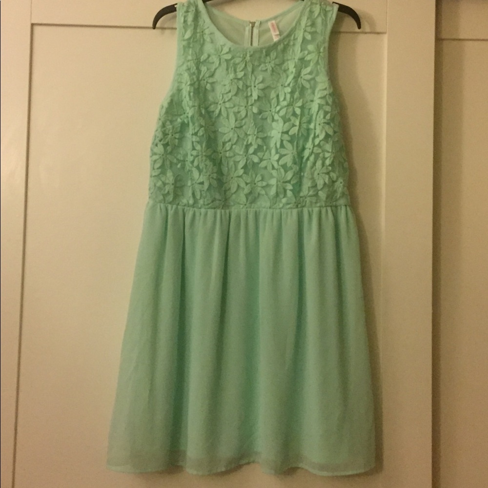 Seafoam Green Dress